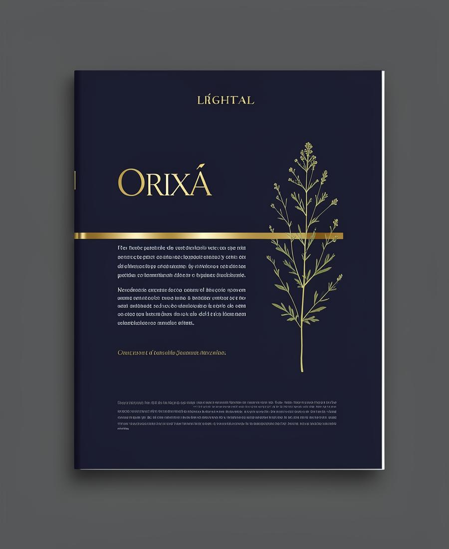 Página de abertura de um Orixá dentro do guia